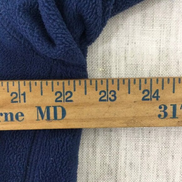 Timberland Jacket Mens Large Navy Fleece Long Sleeve Squall Pocket Full Zipper - Picture 7 of 8